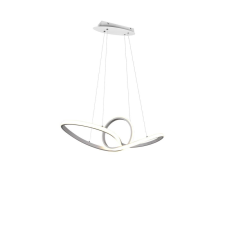 Trio Sansa függeszték matt fehér LED 3300lm 4000K világítás