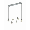 Trio Verano króm LED függesztett lámpa (TRI-354510606) LED 6 izzós IP20