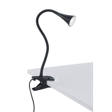 Trio Viper fekete LED csiptetős lámpa (TRI-R22398102) LED 1 izzós IP20 világítás