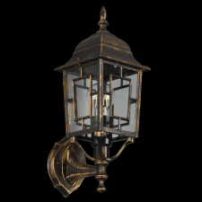 Trio VOLTURNO KÜLTÉRI FALI LÁMPA E27 IP23 FELFELÉ ÁLLÓ 41X15X19CM ANTIK BRONZ kültéri világítás