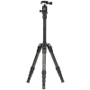 Triopo G130 Carbon Fiber Szénszálas Tripod +N1 Gömbfej (132cm Állvány) - Fekete