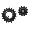 TRIPEAK 12-18 fogas kerámia csapágyas váltógörgő szett, 11 sebességes Shimano RD-81xx/71xx kompatibilis, fekete (2 db) TRIPEAK  Bicikli alkatrészek Kerékpár alkatrészek Kerékpár hátsó váltók