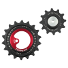 TRIPEAK AOPW Derailleur görgő 12-18 fog, kerámia, 12x1V, SRAM AXS RED E1-FORCE E1, piros, 2024 (2 db-os készlet, 4 év garancia) TRIPEAK Bicikli alkatrészek Kerékpár alkatrészek Kerékpár hátsó váltók