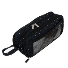 Triple foldable pencil case - black Maaleo 24511 tolltartó