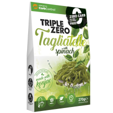 Triple Zero Spenótos szélesmetélt konjac tészta 270g reform élelmiszer