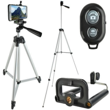 Tripod állvány bluetooth-os távirányítóval tripod