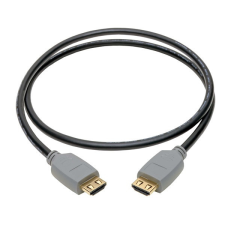 Tripp Lite kábel, HDMI, 4K 60 Hz, 4:4:4, fekete, M/M, 90cm kábel és adapter