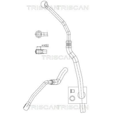 TRISCAN hidraulikus cső, kormányzás TRISCAN 8516 11034 autóalkatrész