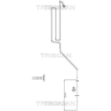 TRISCAN hidraulikus cső, kormányzás TRISCAN 8516 16013 autóalkatrész