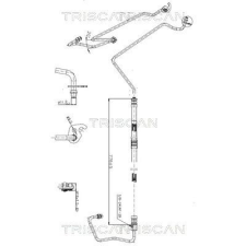 TRISCAN hidraulikus cső, kormányzás TRISCAN 8516 16020 autóalkatrész