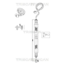 TRISCAN hidraulikus cső, kormányzás TRISCAN 8516 29057 autóalkatrész