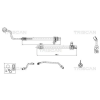TRISCAN hidraulikus cső, kormányzás TRISCAN 8516 43004