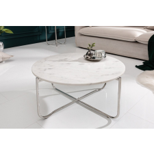 Tristen Design dohányzóasztal Tristen 62 cm márvány fehér bútor