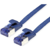 TRITON Value 21.99.2154 RJ45 Hálózati kábel, patchkábel CAT 6A F/UTP 1.50 m Kék Árnyékolt, lapos, aranyozott érintkező 1 db (21.99.2154)