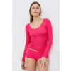 TRIUMPH Beauty Layers Top Scoop Neck hosszú ujjú póló, rózsaszín XL