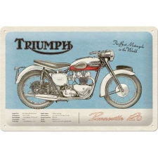  Triumph Bonneville 120 - Fémtábla dekoráció
