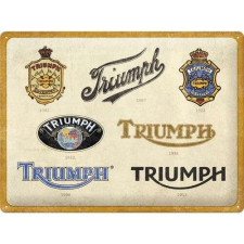  Triumph – Logos von 1902 bis 2013 - Fémtábla dekoráció