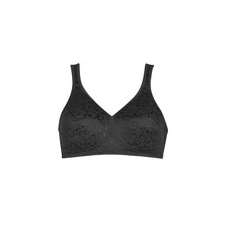 TRIUMPH Merevítő nélküliek ELEGANT COTTON Fekete 75C melltartó