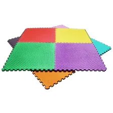 Trix Puzzle Tatami Torna Szönyeg Elem 100 X 100 X 1,3 cm védőszegéllyel fekete tornaszőnyeg