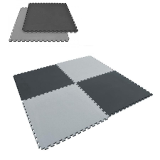 Trix Puzzle Tatami Torna Szönyeg Elem 100 X 100 X 4 cm védőszegéllyel szürke/fekete tornaszőnyeg