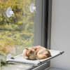 Trixie 109261 Macska ablak fekhely velúr 50 x 30 cm - Szürke (109261)