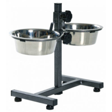 Trixie 24920 fémtál állvány 2x0,75l, 15cm kutyatál