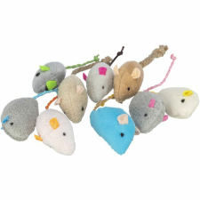 Trixie 41110 cicajáték plüss egér 5 cm - 1 db, véletlen szín játék macskáknak