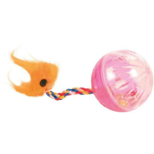 Trixie 4165 cicajáték csörgős labda 4 cm 2 db-os játék macskáknak