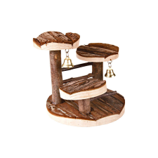 Trixie 61640 rágcsáló játék mászóka csengővel 14x14 cm játék rágcsálóknak