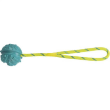 Trixie Aqua Toy Ball on Rope - natúr gumi játék (labda kötéllel) kutyák részére (Ø7/35cm) játék kutyáknak