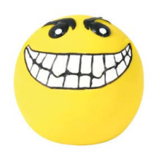 Trixie Balls Smileys | Labda játék (szmájli) kutyák részére - 6 cm játék kutyáknak
