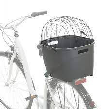 Trixie Basket for Bicycle Carrier - szállítókosár kerékpárra (szürke) kisállatok részére (max:6kg) 36×47×46cm kutyafelszerelés