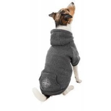 Trixie BE NORDIC Hoodie Pullover - kapucnis pulóver (szürke) kutyák részére (XS) 27cm kutyaruha