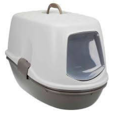 Trixie Berto Top Litter Tray - fedeles macska wc szett (tópszín) macskák részére (39x42x59cm) macskatoalett