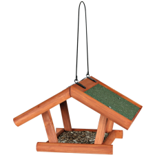 Trixie Bird Feeder | Kerti madáreteteő (fenyő,mázas) vadmadarak részére - 30x18x28 cm etető, itató madaraknak