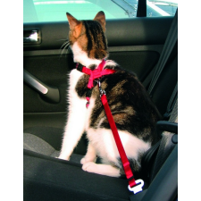 Trixie Biztonsági Öv Macskának 20-50cm/15mm,piros kisállateledel