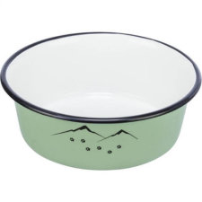 Trixie Bowl, enamel/stainless steel - zománcozott,fémtál (zöld) kutyák részére (1,9l /Ø21cm) kutyafelszerelés