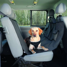 Trixie Car Seat Cover - autós üléstakaró (hátsó ülésre,szürke) 1,45x1,40m szállítóbox, fekhely kutyáknak