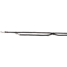 Trixie Cavo állítható kiképző póráz fekete-ezüst színben (2 m; 12 mm) nyakörv, póráz, hám kutyáknak