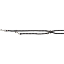 Trixie Cavo állítható kiképző póráz fekete-ezüst színben (2 m; 18 mm) nyakörv, póráz, hám kutyáknak
