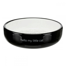 Trixie Ceramic Bowl fehér&amp;fekete 0,3l /Ø15cm macskatál