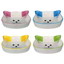 Trixie Ceramic Bowl - kerámia tál (fehér, mintás) macskák részére (Ø12cm) macskatál