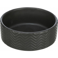 Trixie Ceramic Bowl - kerámia tál (nyomott mintával, fekete) kutyák részére (0,9l/16cm) kutyafelszerelés