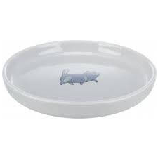  Trixie Ceramic Bowl – kerámia tál (szürke) macskák részére (0,6l /Ø23cm) macskatál