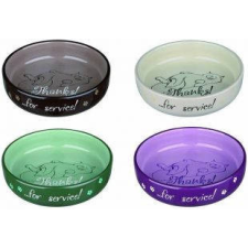 Trixie Ceramic Bowl - kerámia tál (vegyes színekben) macskák részére (0,3l /Ø15cm) macskatál