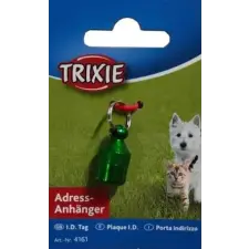 Trixie Címtartó Színes - Zöld macskafelszerelés