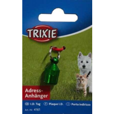 Trixie Címtartó Színes - Zöld nyakörv, póráz, hám kutyáknak