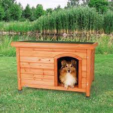 Trixie Classic Dog Kennel - kutyaház (barna) féltetős (S-M) 85×58×60cm kutyafelszerelés