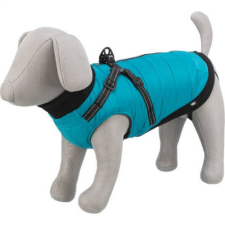 Trixie Coat Pontis with Harness - kabát hámmal (aquakék, vízlepergető) kutyák részére (S) 40cm kutyaruha