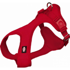 Trixie Comfort Soft hám - piros (S-M) 35-60cm/20mm nyakörv, póráz, hám kutyáknak